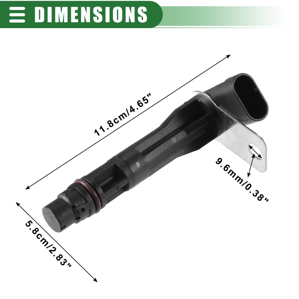 Pack (1) Crankshaft Position Sensor Engine Sensor for GMC Savana 1500 2003-2007