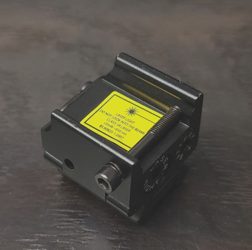 Compact Pistol Red Laser w/ Rail