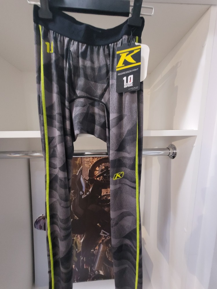 Klim Aggressor 1.0 Base-Layer Pants - Grey/Camo S Small