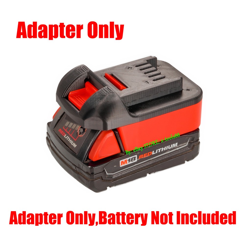 Adapter Suitable for Masterforce BOOST 20v Tools to Milwuakee M18 Li-lon Battery