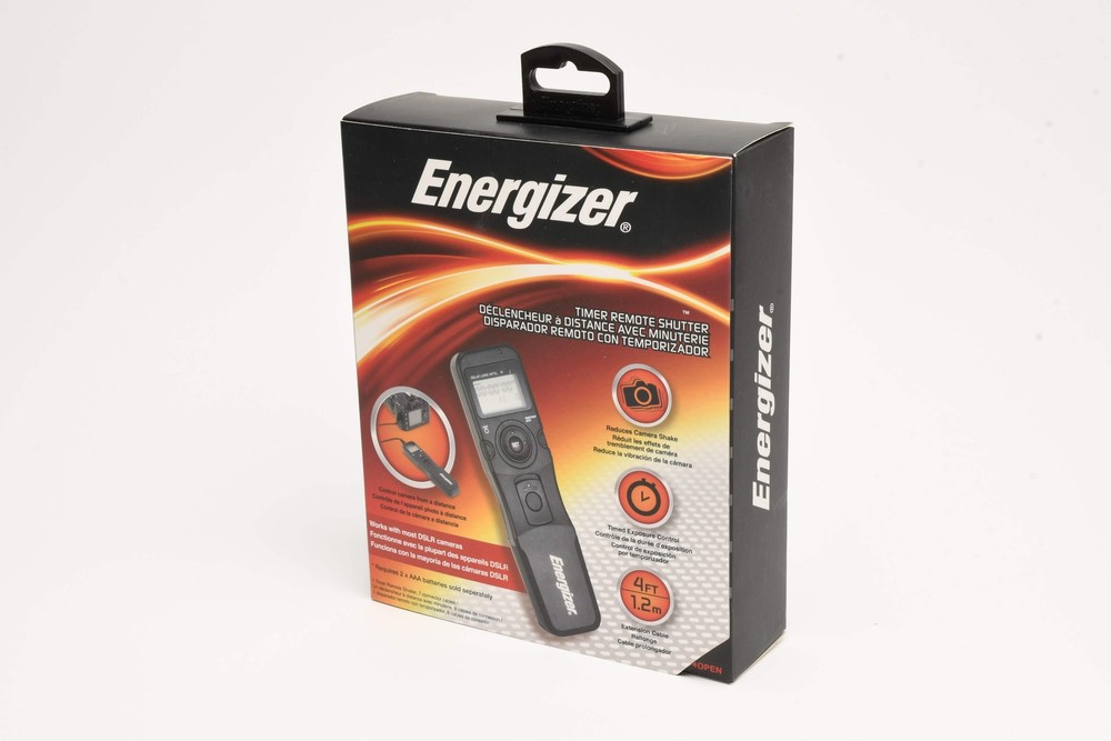 Energizer ENS-LCDU Universal remote shutter release, Intervalometer, w/cables NI
