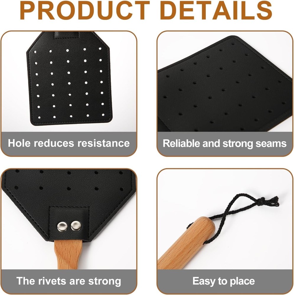 Fly Swatters Leather Heavy Duty Manual