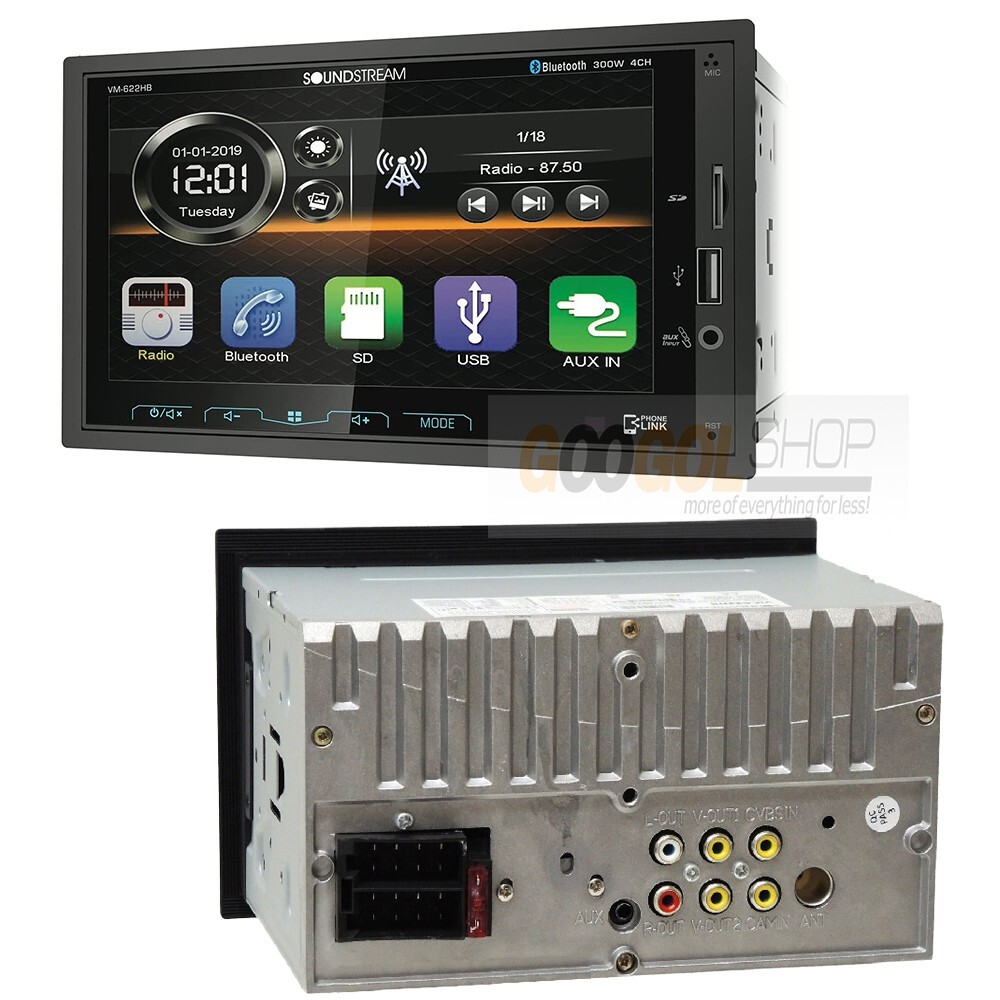 For Acura MDX 2001-2006 | VM622HB 6.2" Bluetooth Car Radio Stereo Install Kit