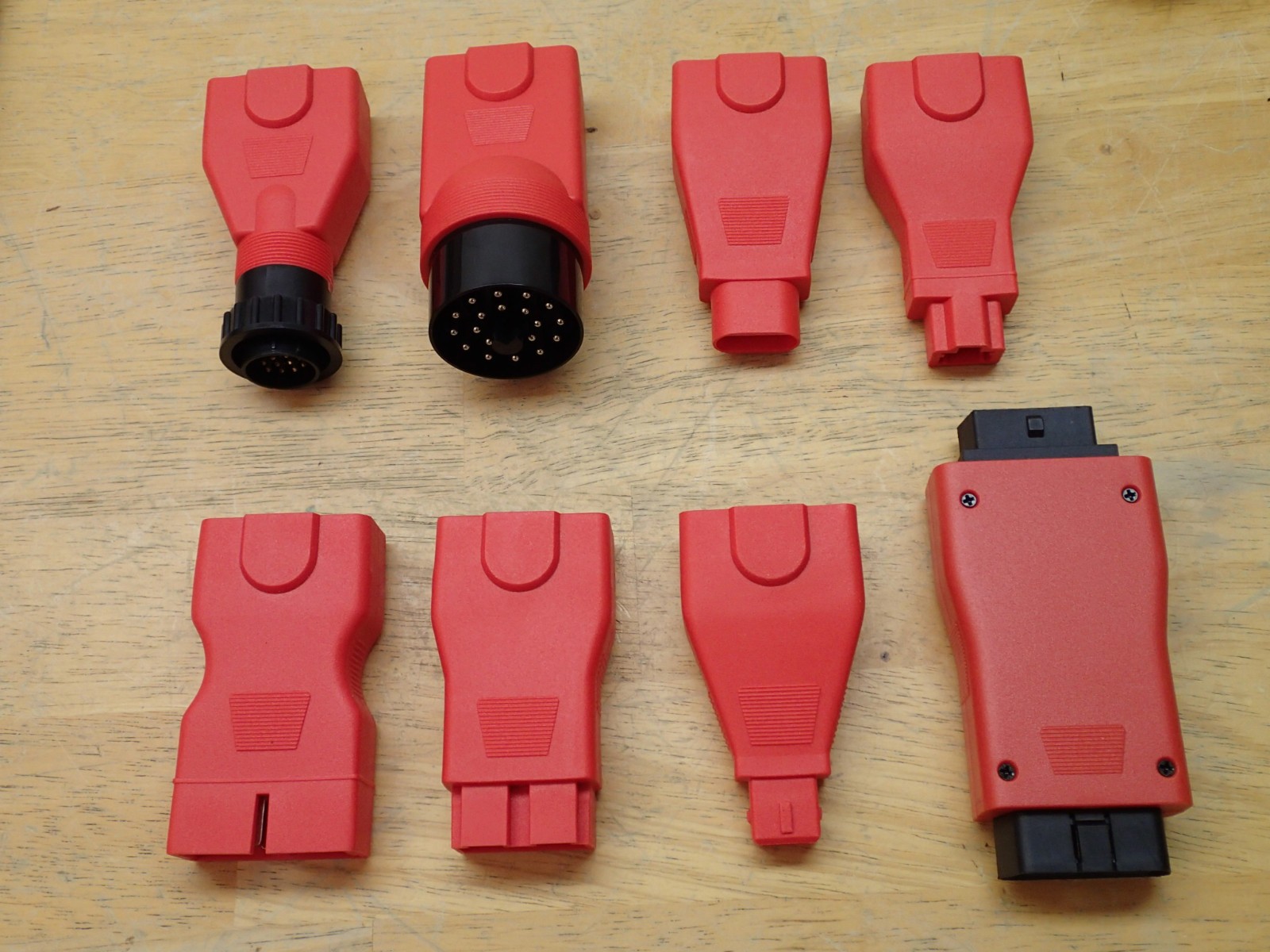 Autel Mixed Lot of 11 Adapters for Maxisys MS906 Nice