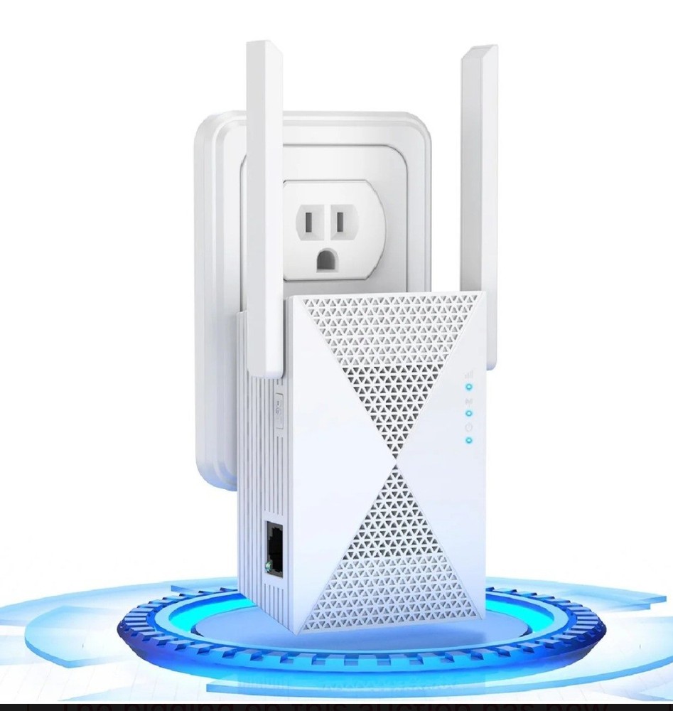Mikkoa Wifi Extender 1200megabits Per Second. Internet Booster. Range Booster