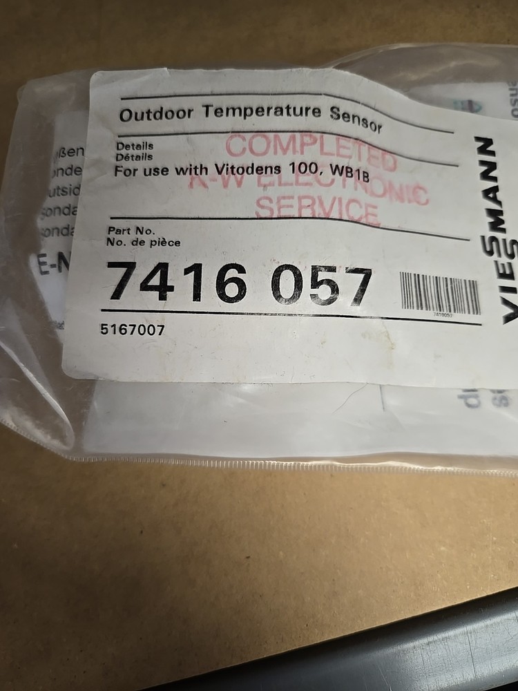 Viessmann 7416057 Outdoor Temp Sensor