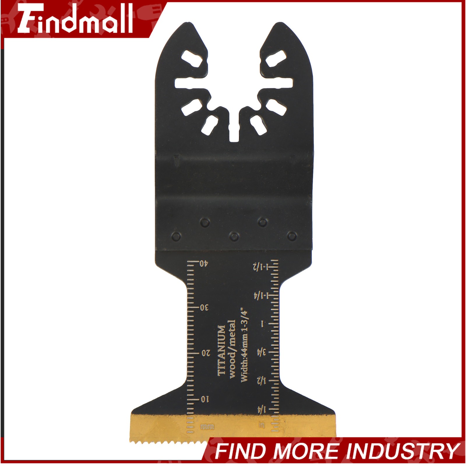 Findmall 110 PCS 6 Types Oscillating Saw Blades Multi Tool Blades for Soft Metal