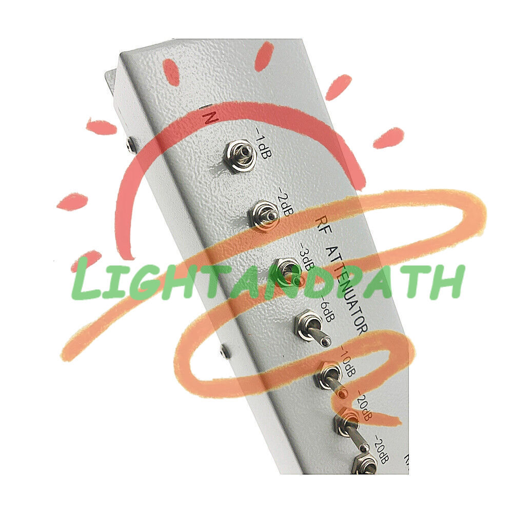1Pcs New 0 - 82DB VARIABLE/ STEP ATTENUATOR 50 OHM for Radio Transmitter~
