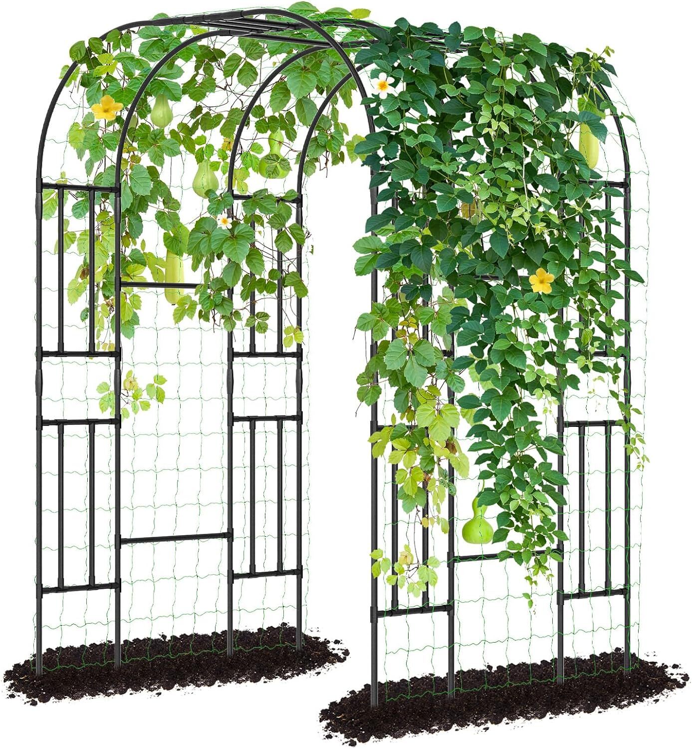 NAIZEA Garden Arch Arbor Trellis Archway Garden Trellis for Lawn, Party Ceremony