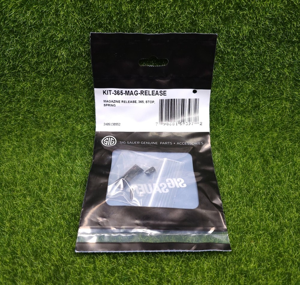 Sig Sauer OEM P365 Magazine Release Assembly, Stop, Spring - KIT-365-MAG-RELEASE