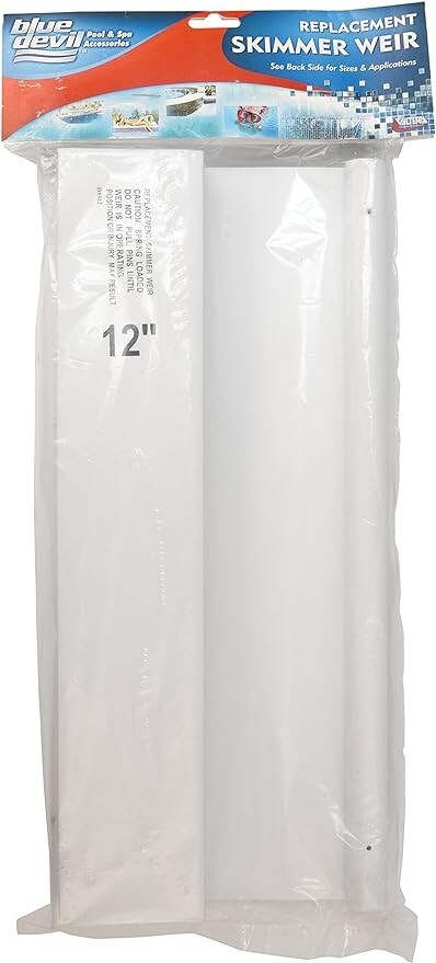 12-Inch Pool Weir Replacement for Blue Devil Skimmer Weir for Swimming Pools