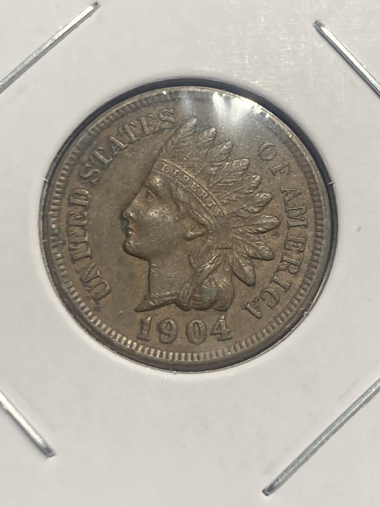 1904 Indian Head Cent - AU - As Shown! (#0658)