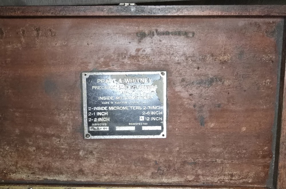 PRATT & WHITNEY PRECISION END MEASURES INSIDE MICROMETER GAGE STANDARDS SET