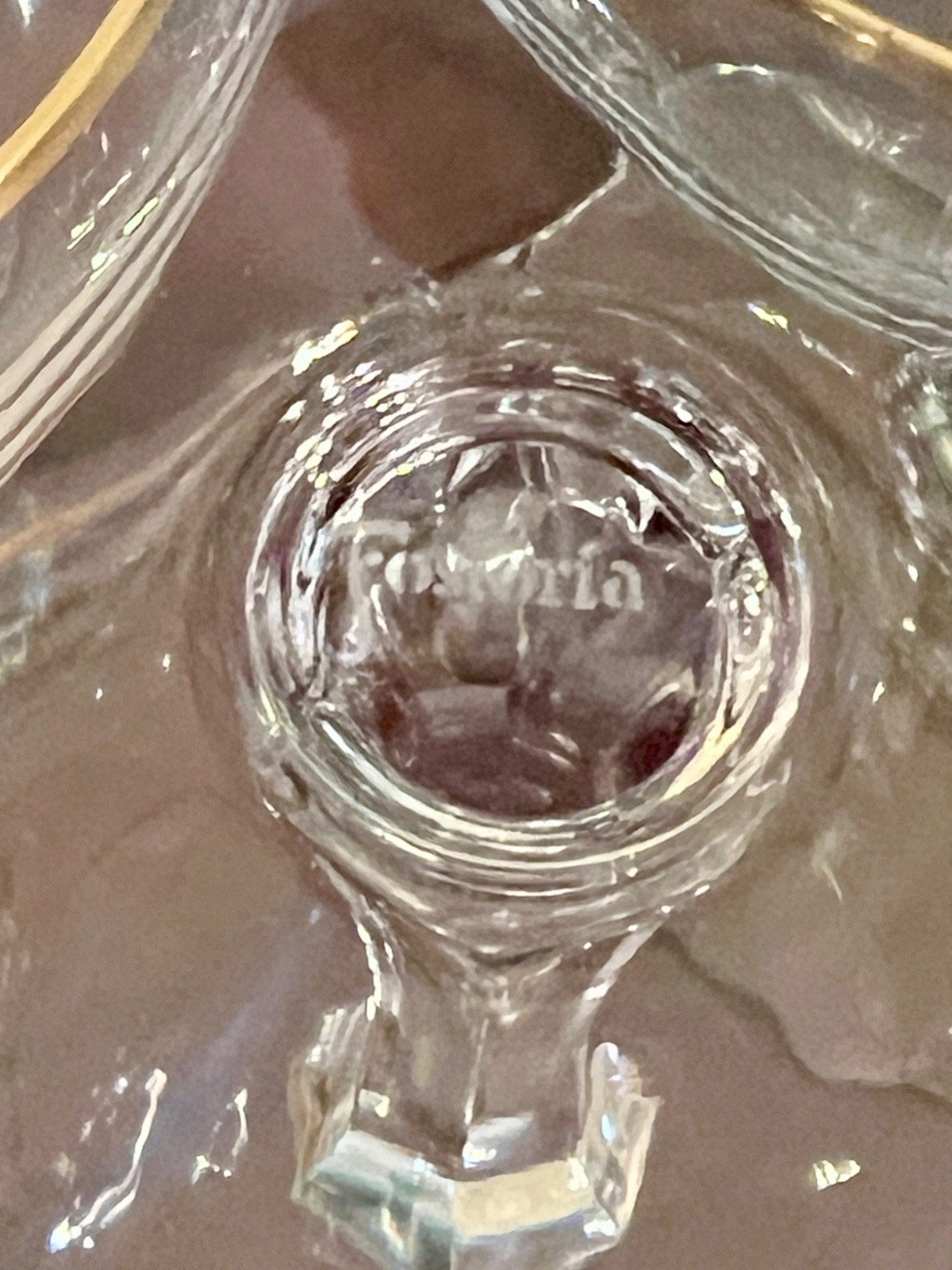 Vintage 18 Pc. Set of Fostoria CLASSIC GOLD Water Wine Champagne Glasses Stems