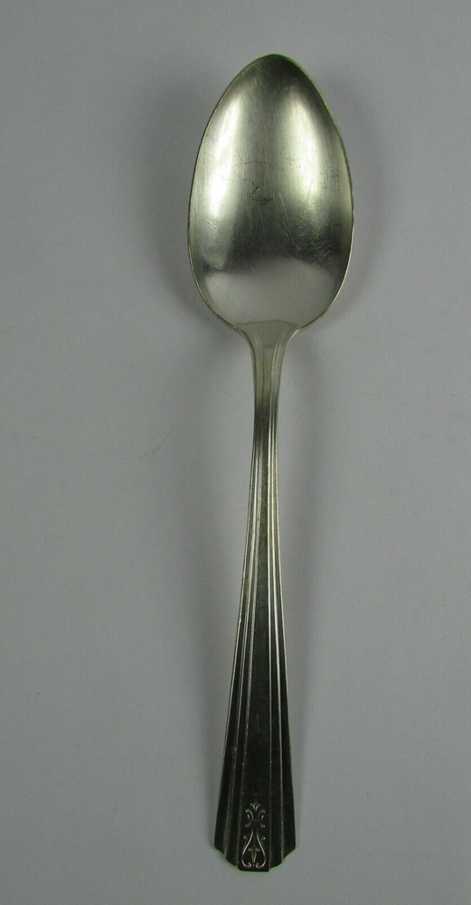 International Silver Avon Oval Soup Serving Spoon Silverplate 1940Flatware