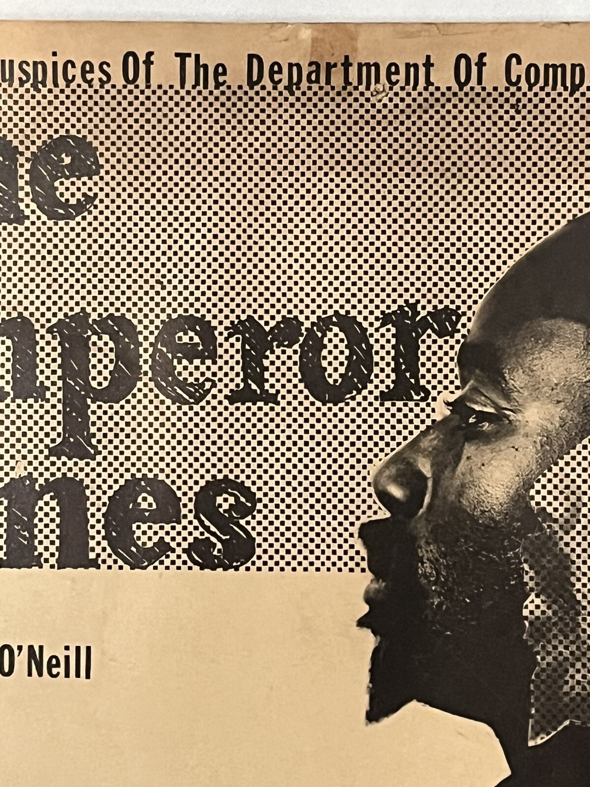 Vintage Rare 1964 LeRoi Jones Amiri Baraka DUTCHMAN U. Of Michigan Flyer Poster