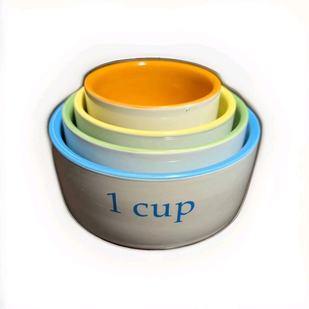 Pier 1 Round Nesting Measuring Cups New