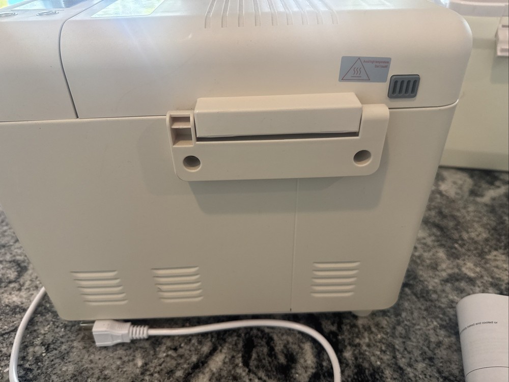 Neretva Automatic Bread Maker Ivory Gold Countertop Machine