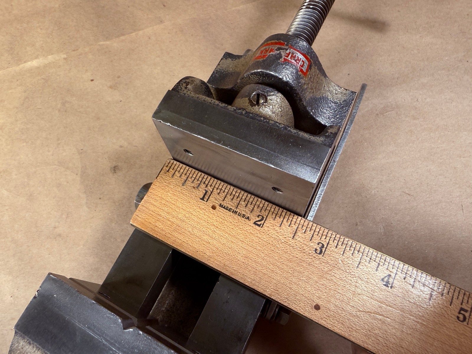 Craftsman Underline C Logo 2-1/2" Tilting Vise Machinist Drill Press Vise USA