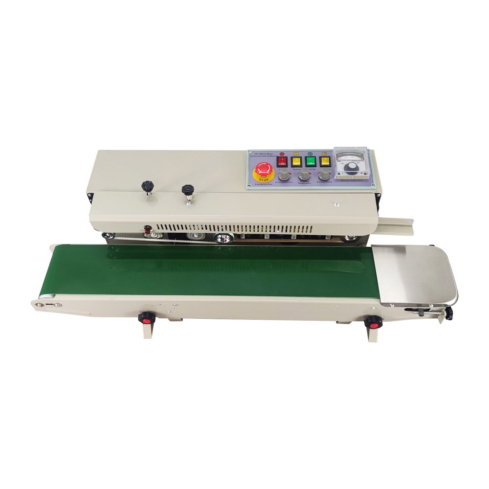 High Efficiency 110V Horizontal Sealer Continuous Plastic Bag Sealing Machine
