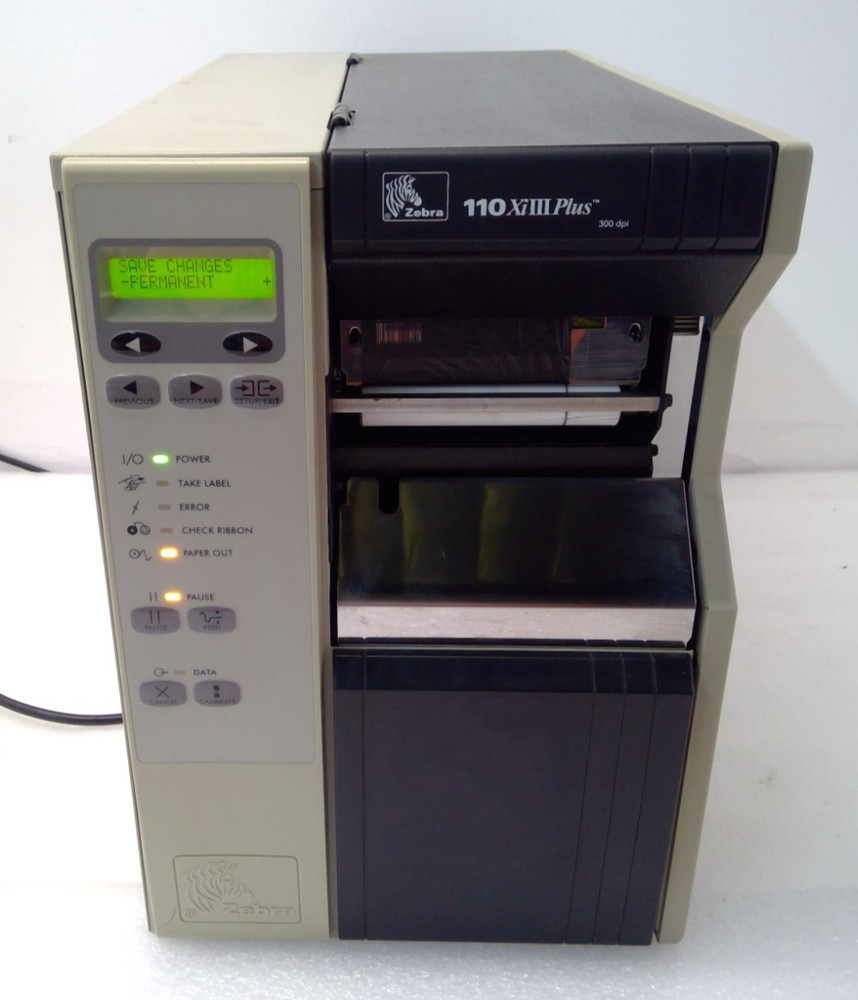 Zebra R110Xi 110XiIII Thermal Label Printer *READ*