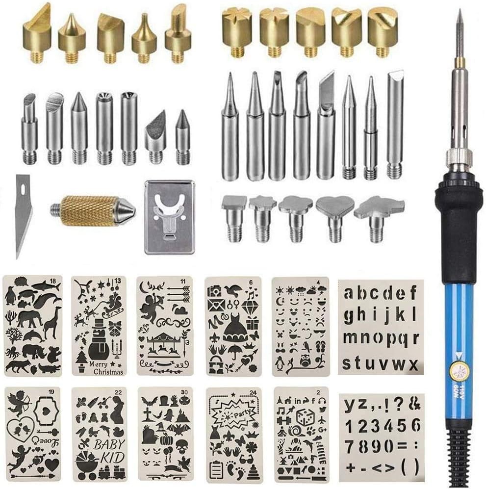 Wood Burning Pyrography Pen Tool Kit