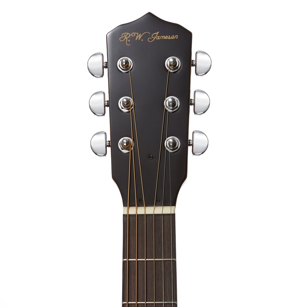 6-String Banjo Guitar with Closed Solid Back Resonator and 24 Brackets