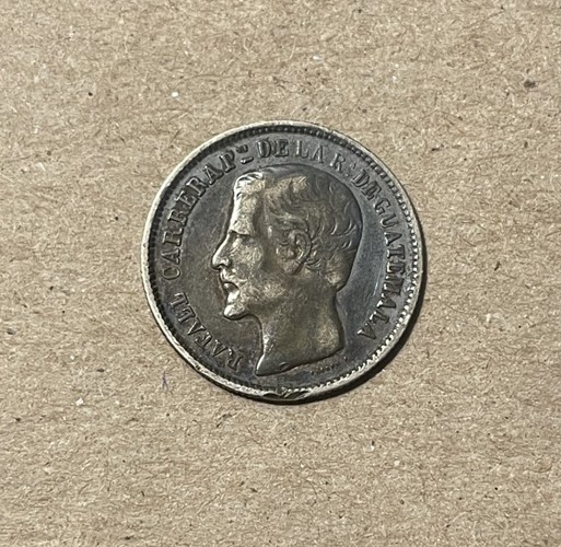 Guatemala - 1862 Silver Real - Nice