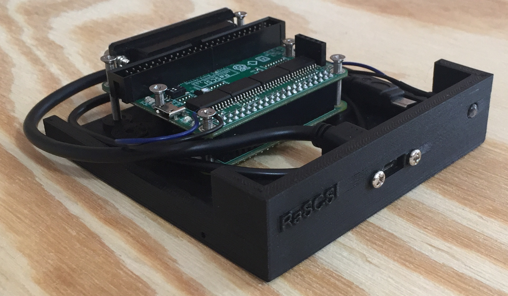 Internal RaSCSI Daughterboard SD Drive w/ Case - Fully Setup, no Pi