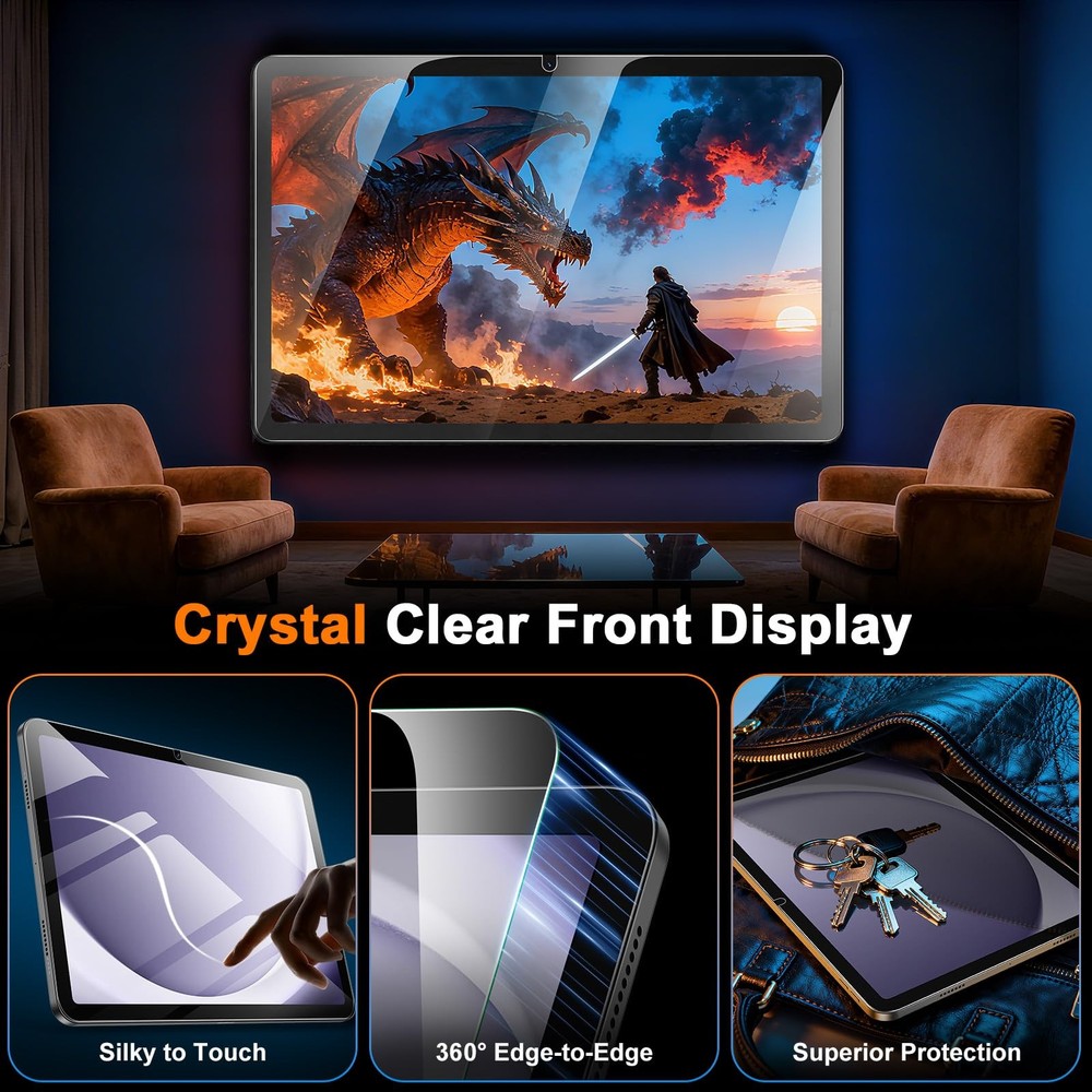 avakot 2 Pack Screen Protector for Samsung Galaxy Tab A9 Plus A9Plus-11 Inch
