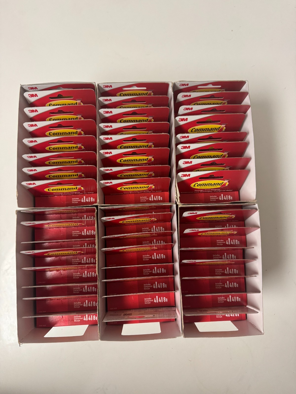 Command Damage-Free Adhesive Strips – Double Pack (8 Small, 4 Medium, 4 Large pe