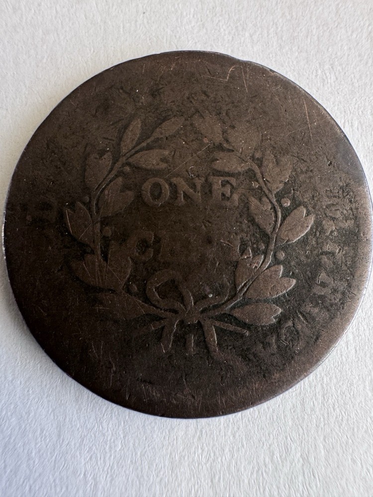 2 Draped Bust Large Cent Coins