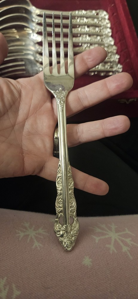 Vintage Ecko Eterna Lilliane Silverplate Korea Silverware 20pc