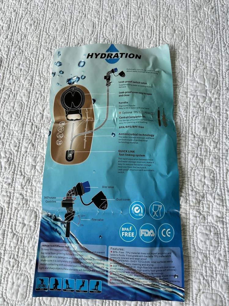 NEW In Package Marchway Tactical Mille Hydration Backpack