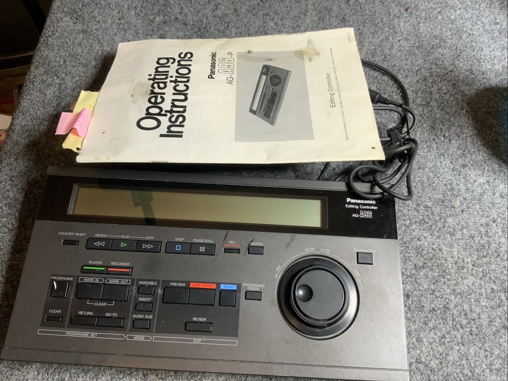 Panasonic Editing Controller AG-A96 Tested