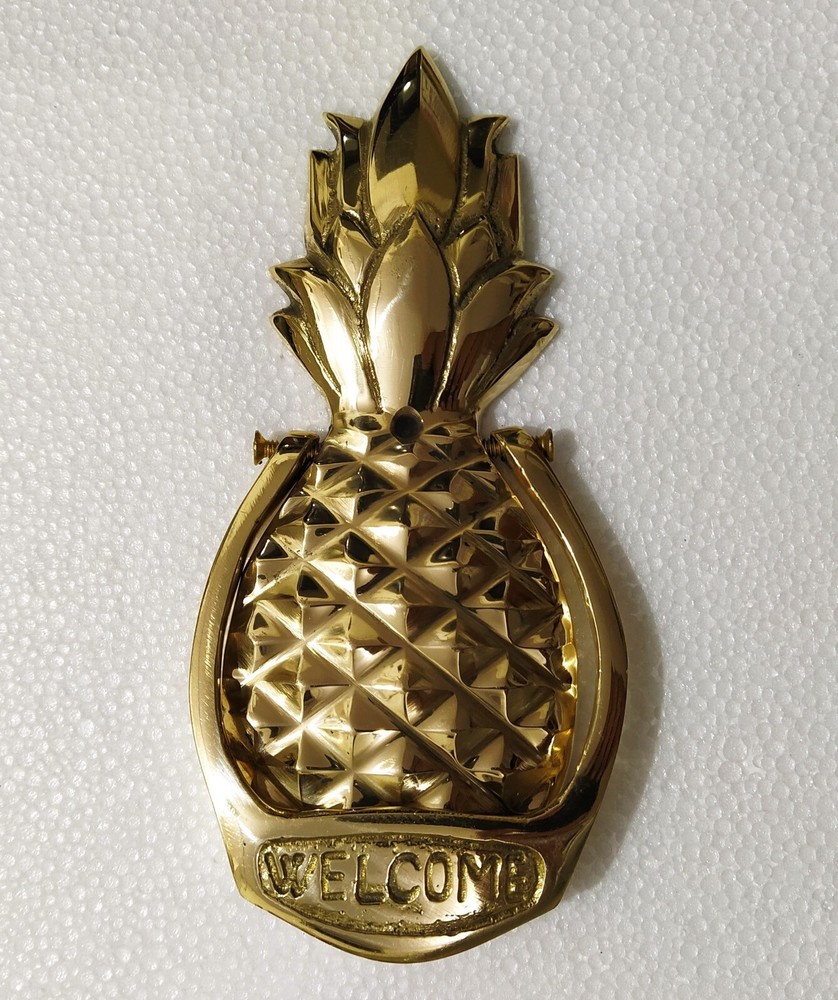 Brass Pineapple Door Knocker Solid Brass Knocker