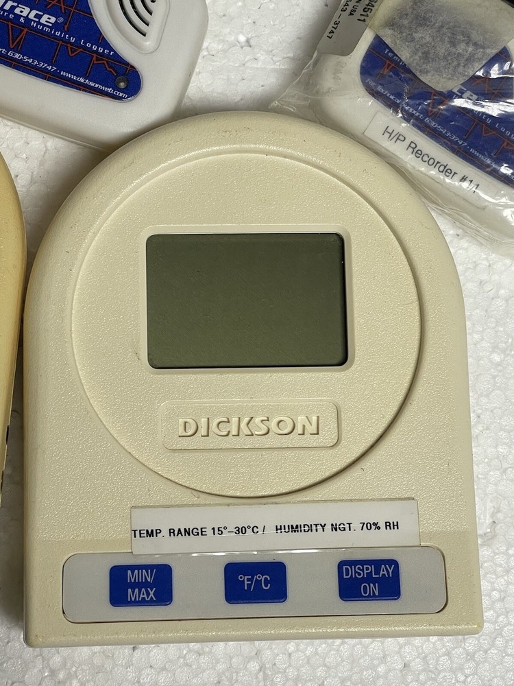 DICKSON TEMPERATURE HUMIDITY DATA LOGGERS