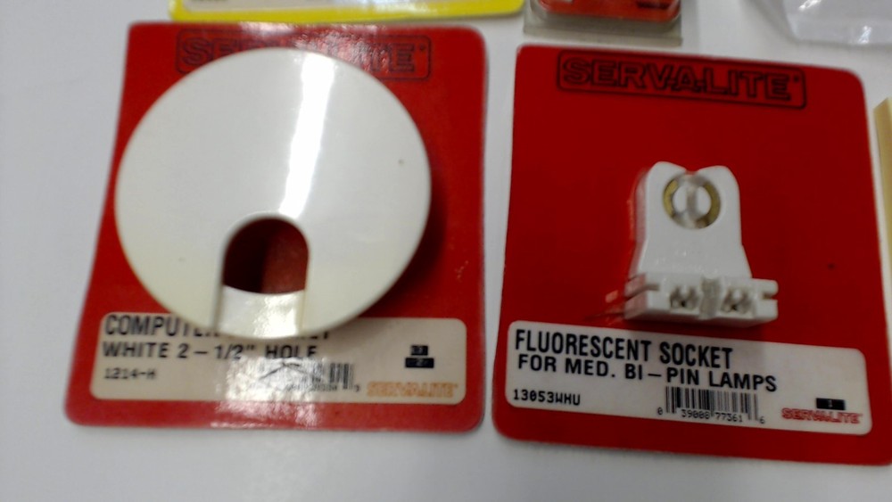 Toggle Switch-Socket-Grommet-Lighter Element Lot of 5 Pieces