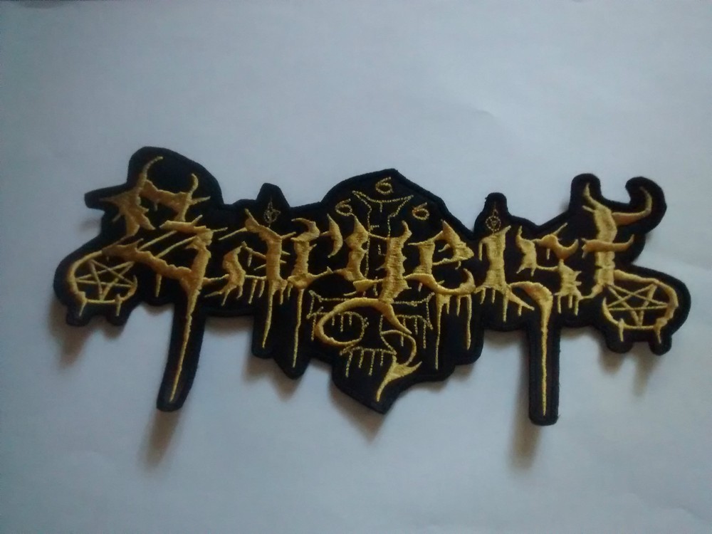 SARGEIST,SEW ON GOLDEN EMBROIDERED LARGE BACK PATCH
