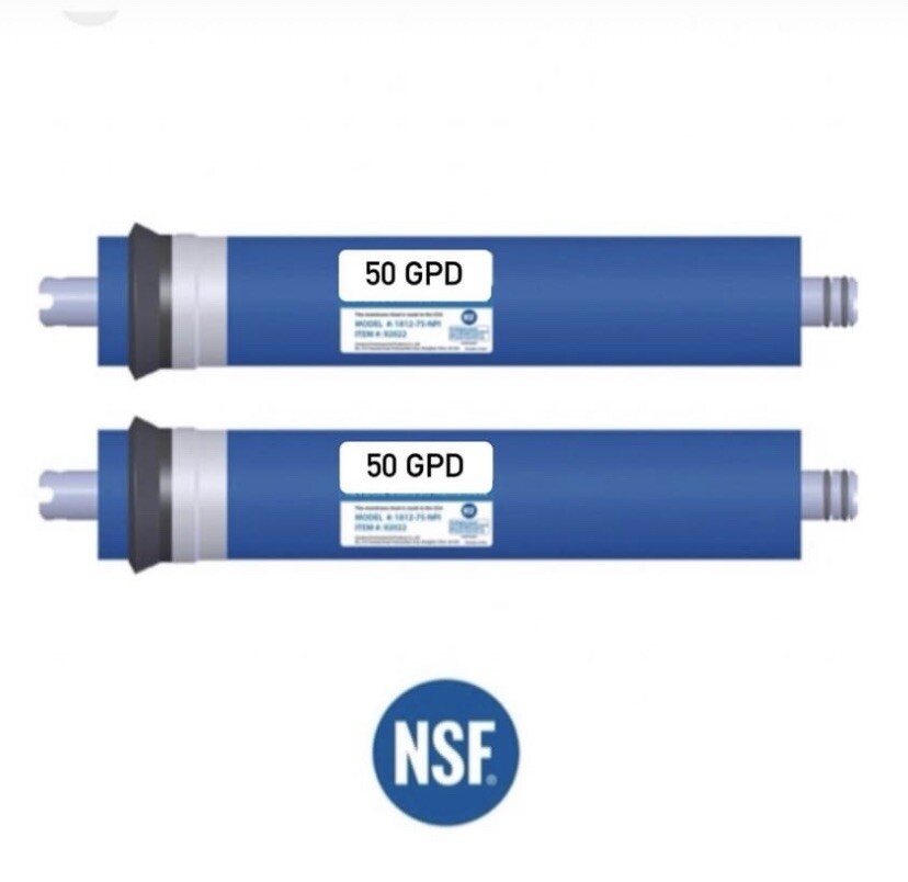Reverse Osmosis Membrane – RO Membrane 50 GPD Water Filter Replacement – 2 Pack