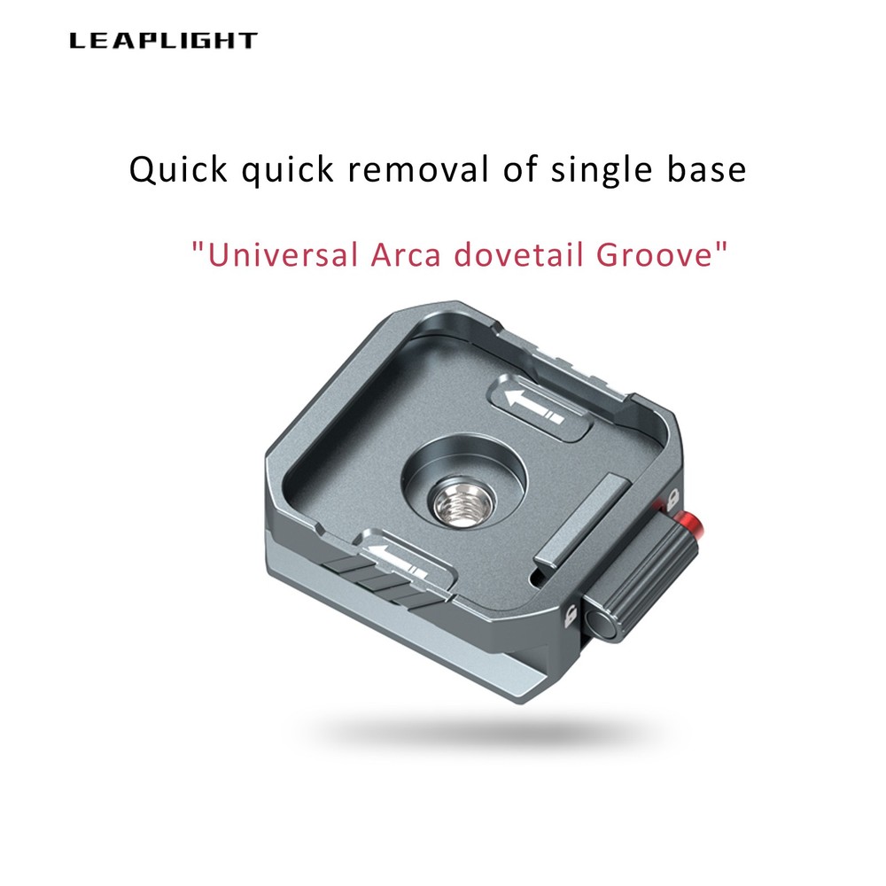 Universal Arca Swiss Quick Release Base w/ Lock 1/4 Mount Tripod Head Base Only