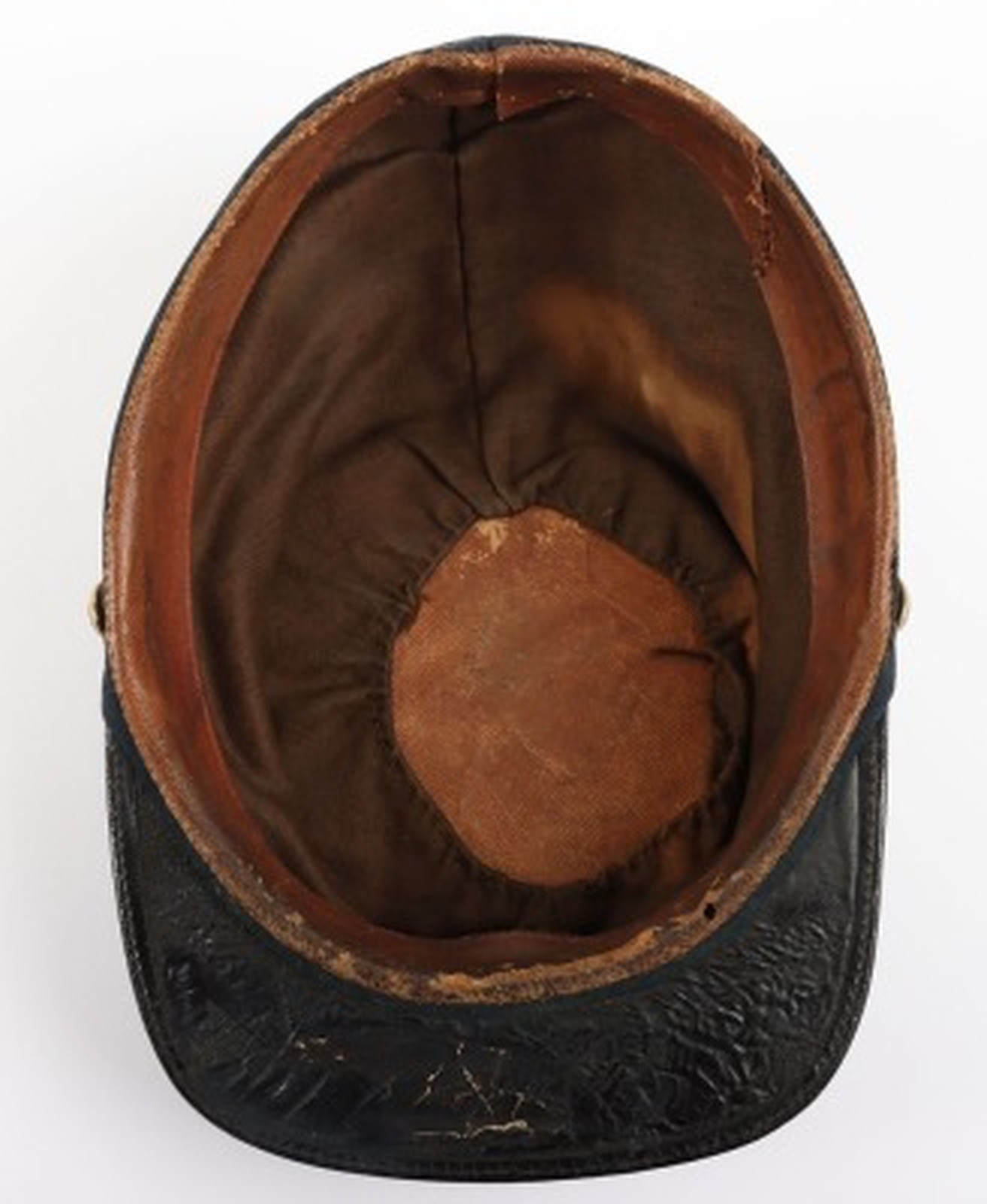 Civil War Union Chasseur Officer Kepi–28th Infantry, Major’s Bullion Insignia