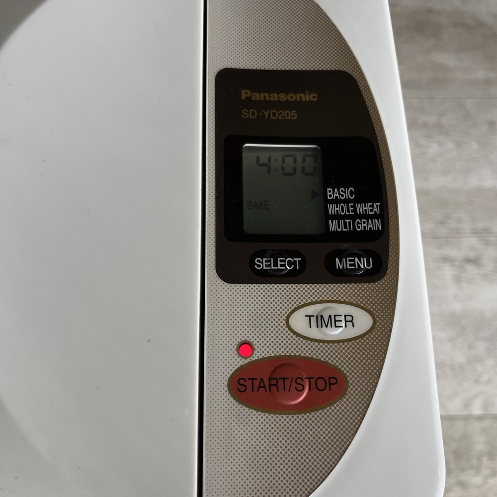 Panasonic Automatic Bread Maker Machine White SD-YD250 550W with Yeast Dispenser