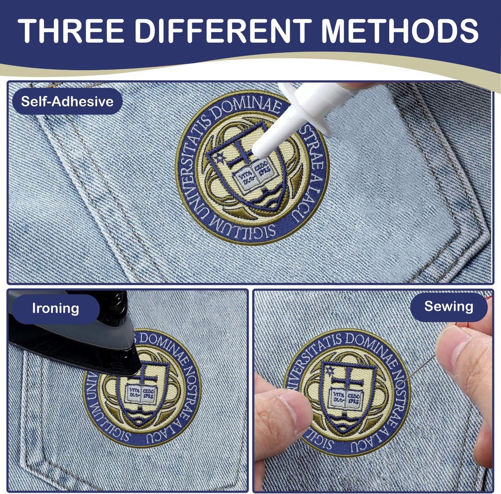 Notre Dame University Logo Iron On Patch - Sew Patch - Embroidered Patch 3.9"