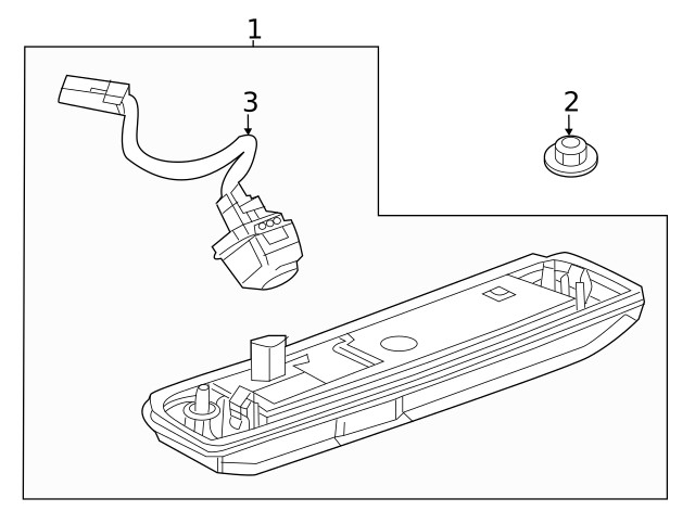 Genuine GM Rear Camera 42746317