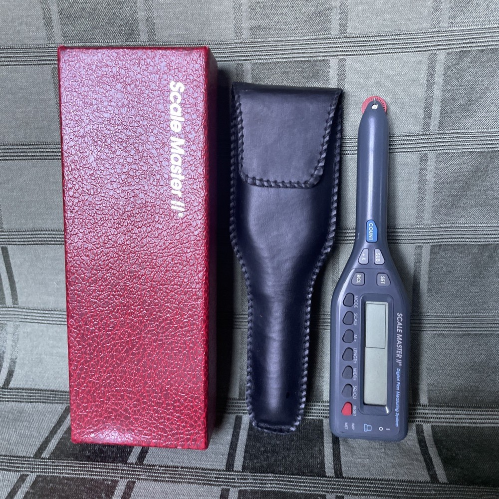 Scale Master 11 Multi-Scale Digital Plan Measure with Box & User's Guide 1995