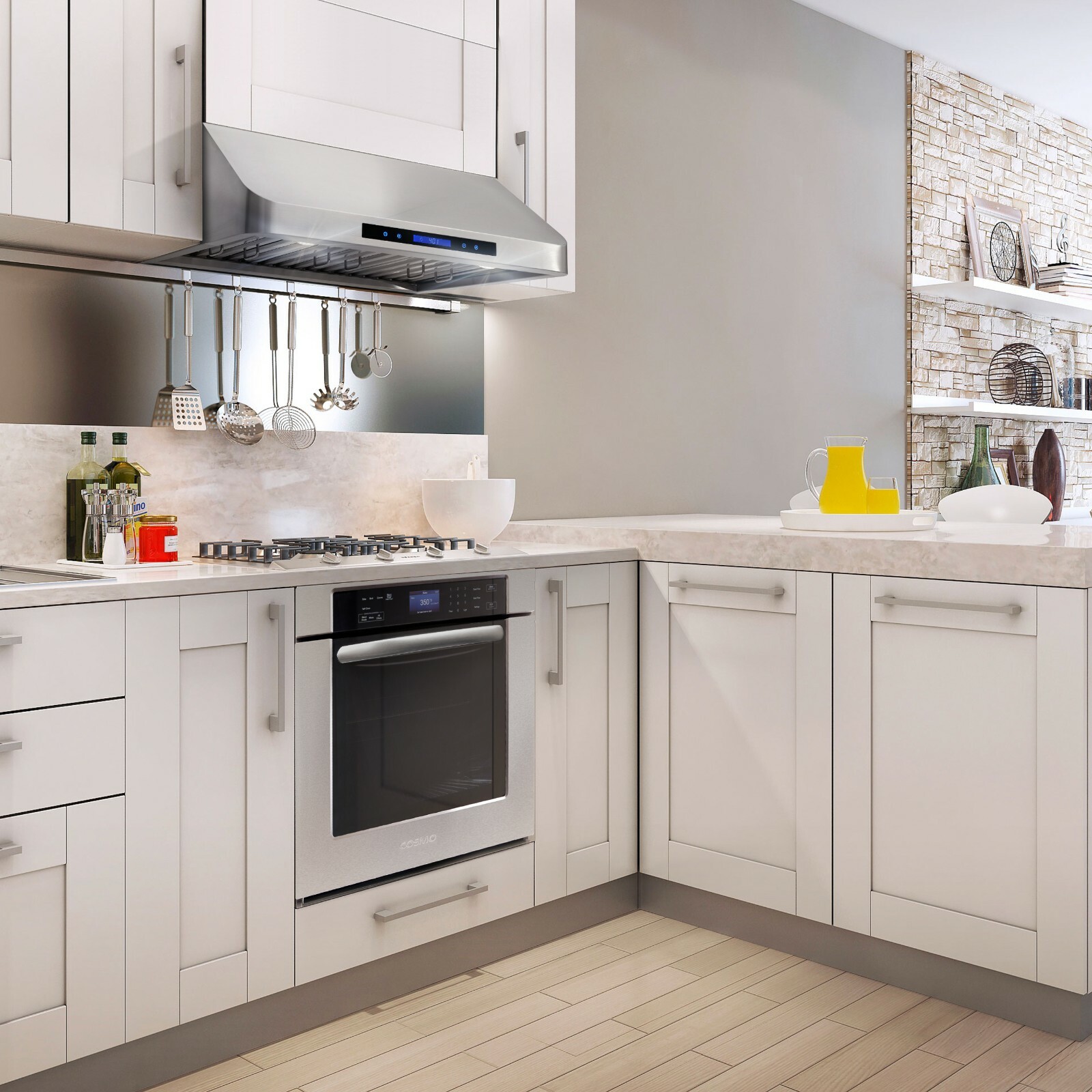 30 In. Under Cabinet Range Hood (OPEN BOX) LED Lights, Stainless Steel Filters