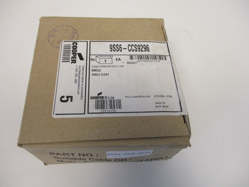 B-LINE CABLE CLEAT TREFOLD TYPE 9SS6-CCS9296