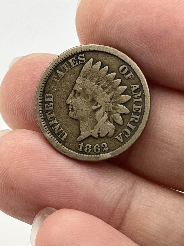 1862 INDIAN HEAD CENT