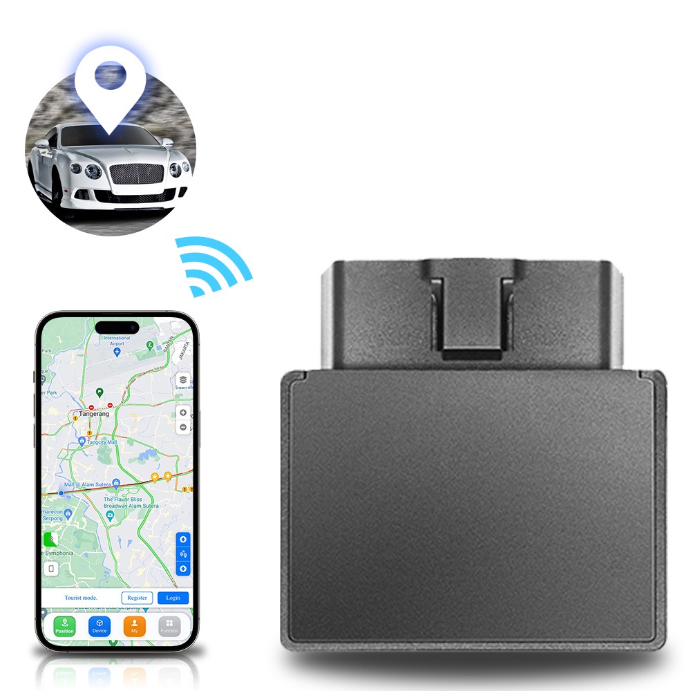 4G LTE GPS Tracker Real-time Positioning OBD Tracker Support IOS & Android Apps